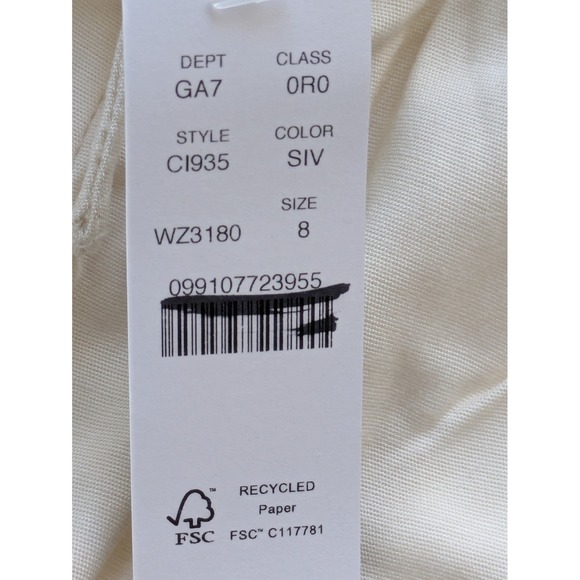 J. Crew Superwide Stratus Pant in City Twill Size 8‎ Ivory NWT $158 CI935 - Picture 6 of 6